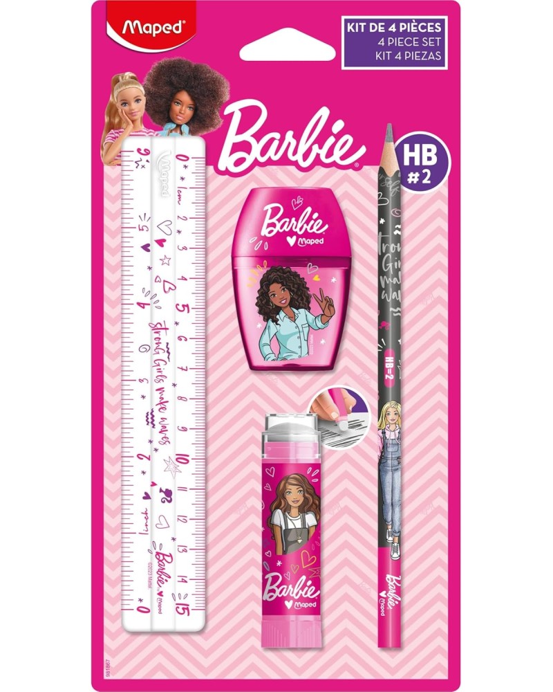   Maped -  - 4    Barbie - 