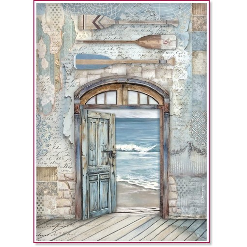  Stamperia -  - A4   Silent sea - 