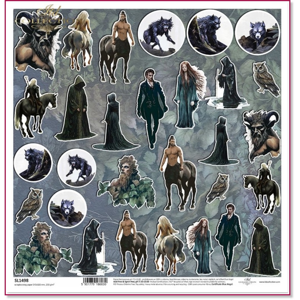 ������ �� ����������� ITD Collection - ����������� �������� - 31 x 32 cm - 