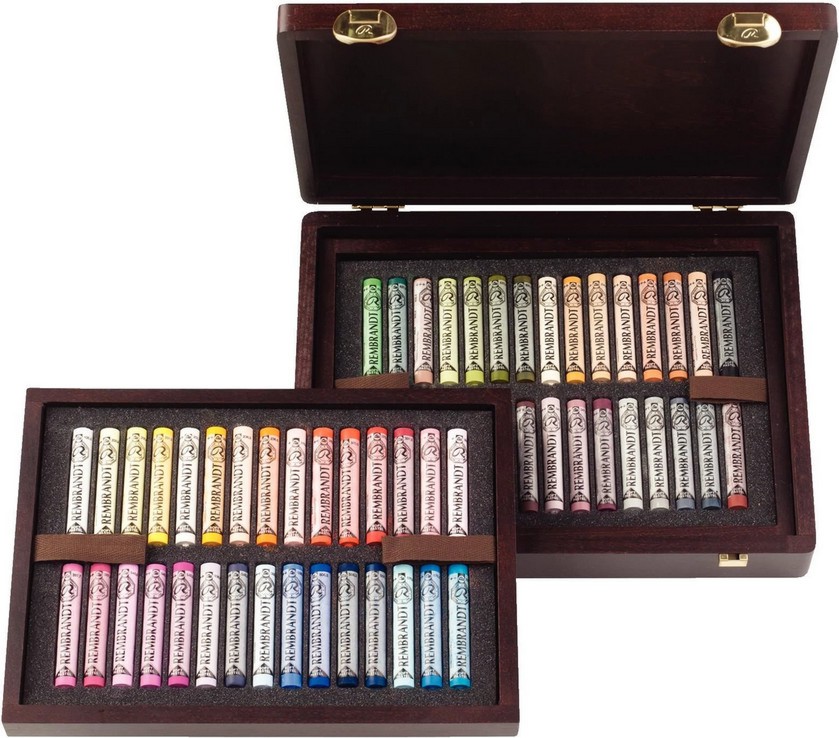 Сухи пастели Royal Talens Portrait Selection Deluxe Сухи пастели Royal Talens Portrait Selection Deluxe - 60 цвята, от серията Rembrandt -