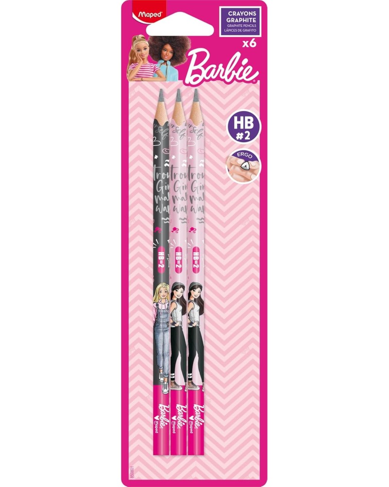   HB Maped -  - 6    Barbie - 