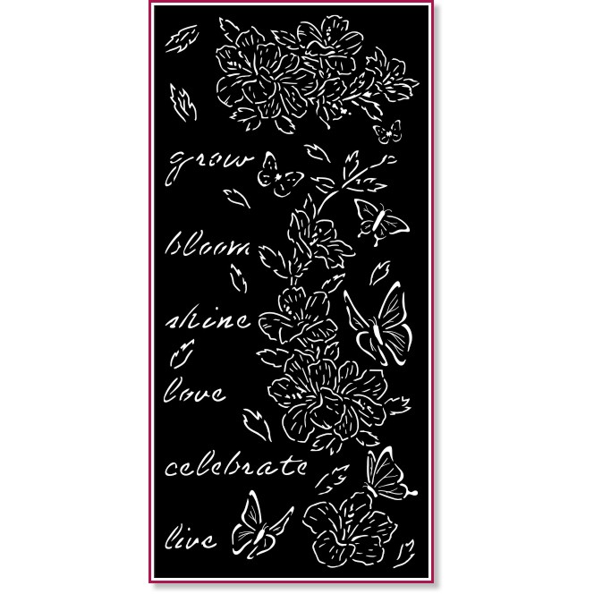 ������ Stamperia - ����� � �������� - 12 x 25 cm �� ���������� Secret Diary - 