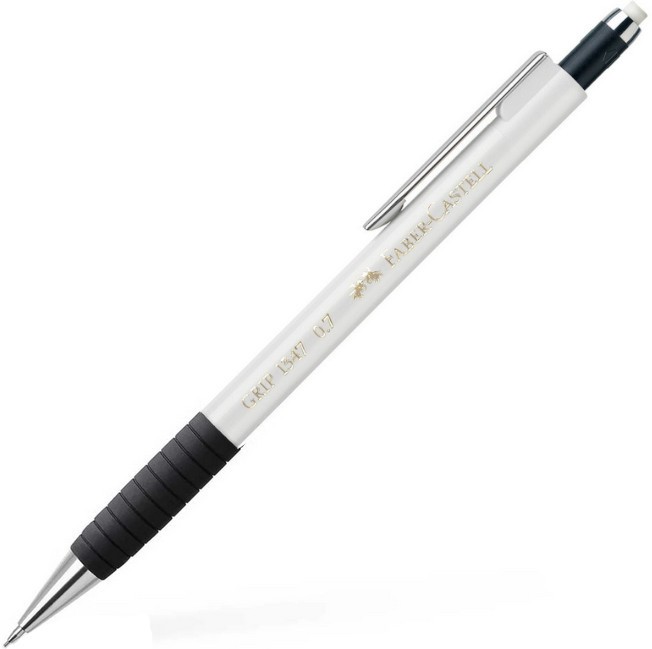 Автоматичен молив с гума Faber-Castell Grip 1347 0.7 mm Автоматичен молив с гума Faber-Castell Grip 1347 0.7 mm -