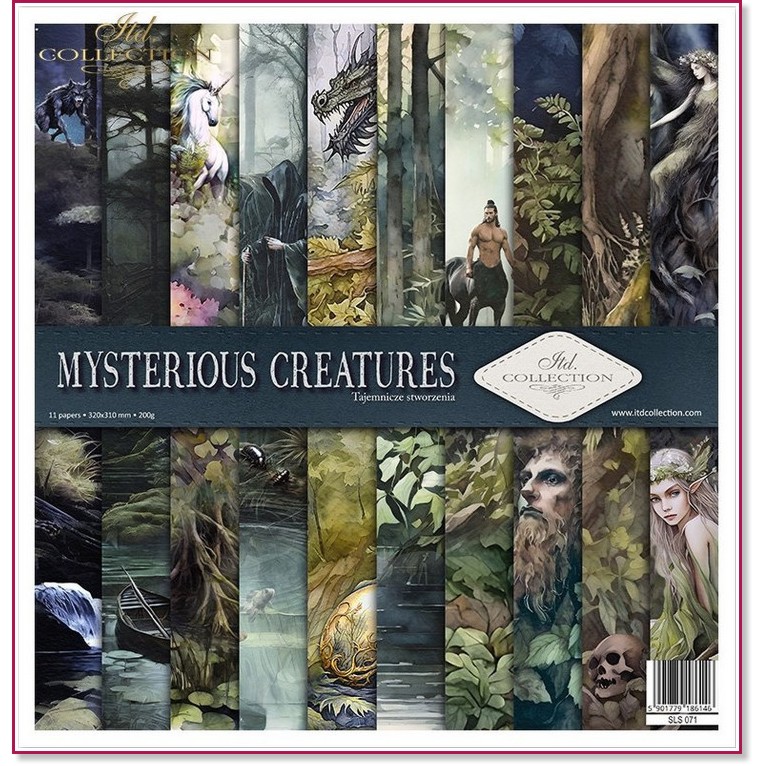 ������ �� ����������� ITD Collection - �������� ���� - 10 �����, 31 x 32 cm - 