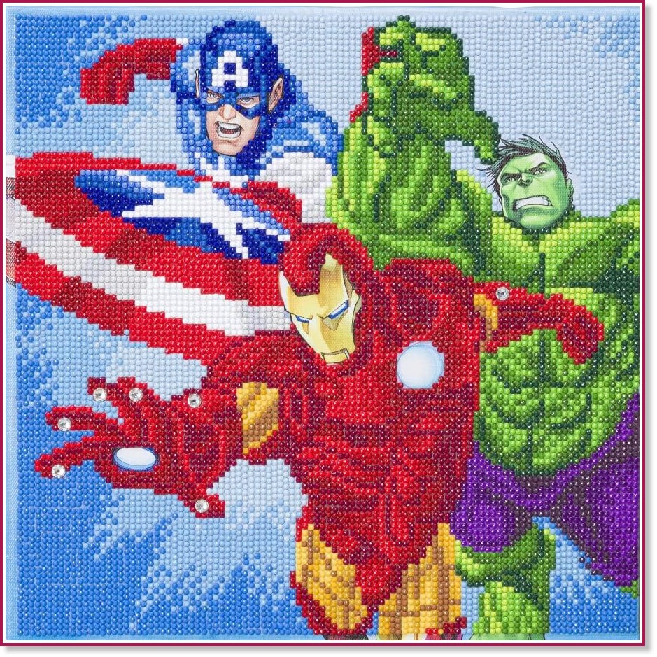   Craft Buddy - Marvel Avengers - 30 x 30 cm - 