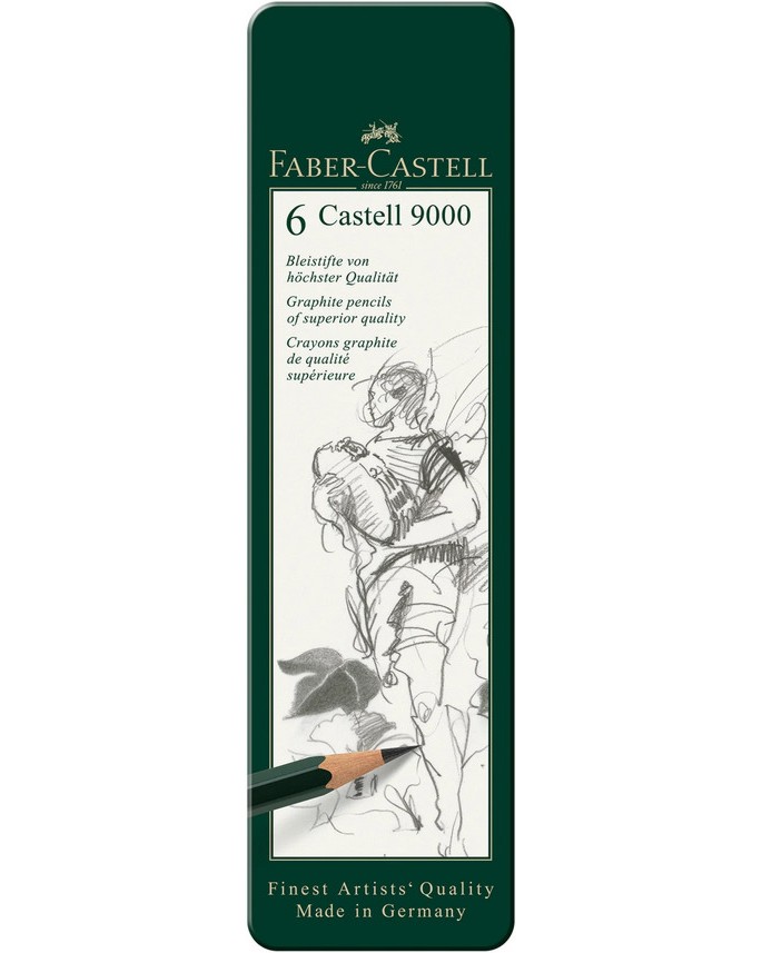 �������� ������ Faber-Castell Castell 9000 - 6 ���� � ������� ����� - 