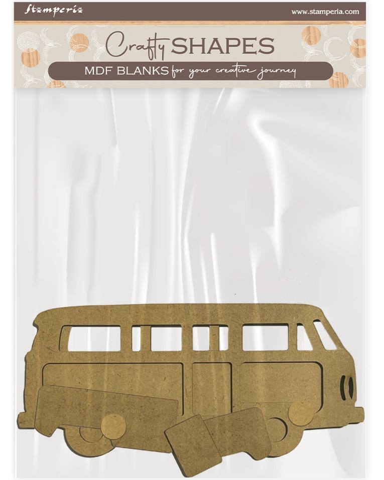   MDF Stamperia - 5    Silent sea - 