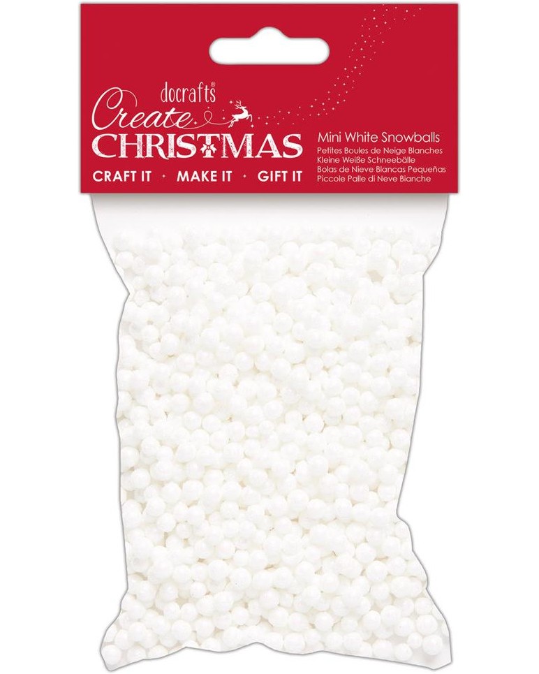 Топчета от стиропор Docrafts Топчета от стиропор Docrafts - 15 g от серията Create Christmas -