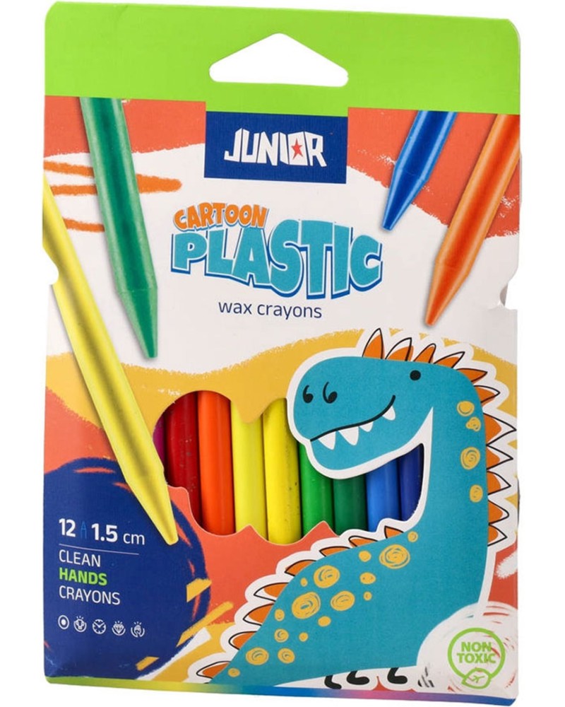 ������� ������� Junior Cartoon Plastic - 12 ����� - 