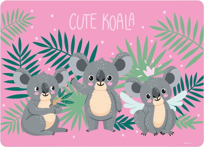 Двустранна подложка за бюро Derform Koala Двустранна подложка за бюро Derform Koala - 40 x 28.5 cm -