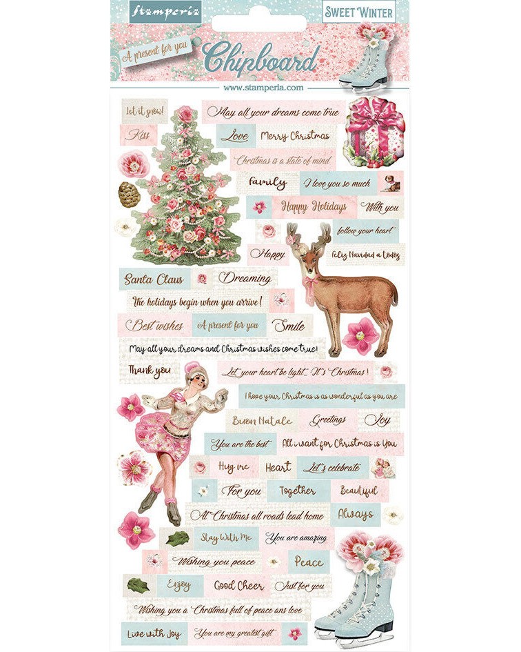 ������������� �� ��������� ������� Stamperia - ������ ������ - �� ���������� Sweet winter - 