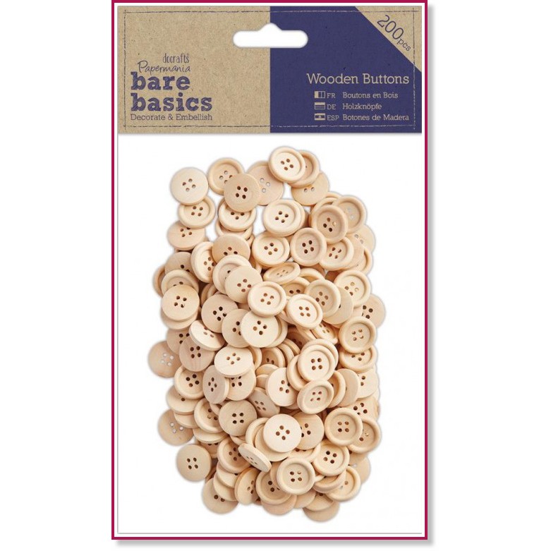 ����������� ������� ������� Docrafts - 200 ����, ∅ 2 cm �� ������� Bare basics - 