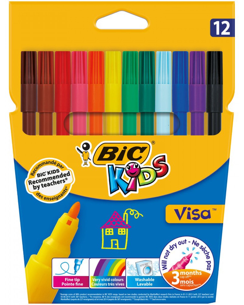  BIC Visacolor - 12  18    Kids - 