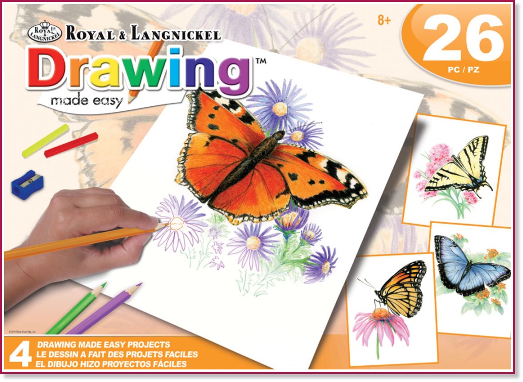 �������� �� ������ Royal & Langnickel - �������� - 4 ������� 20 x 25 cm � ������ ������ - 