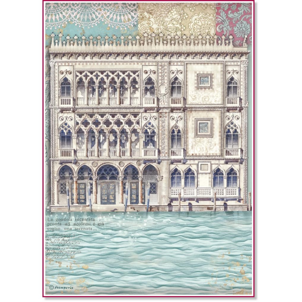  Stamperia - A4   Venice - 