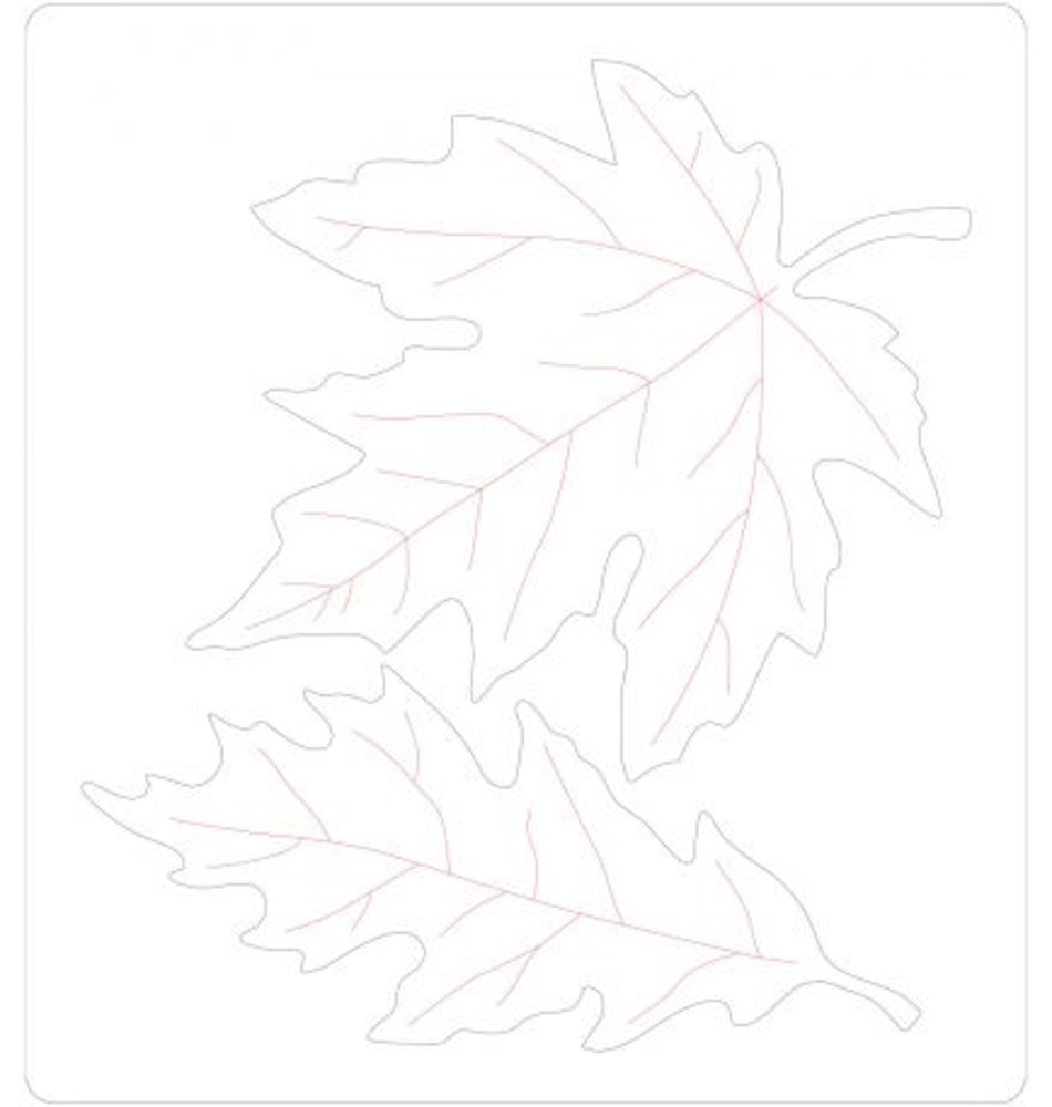 ����� �� ������ �� ��������� � ����� Sizzix Bigz Autumnal Leaves - 2 ���� - 