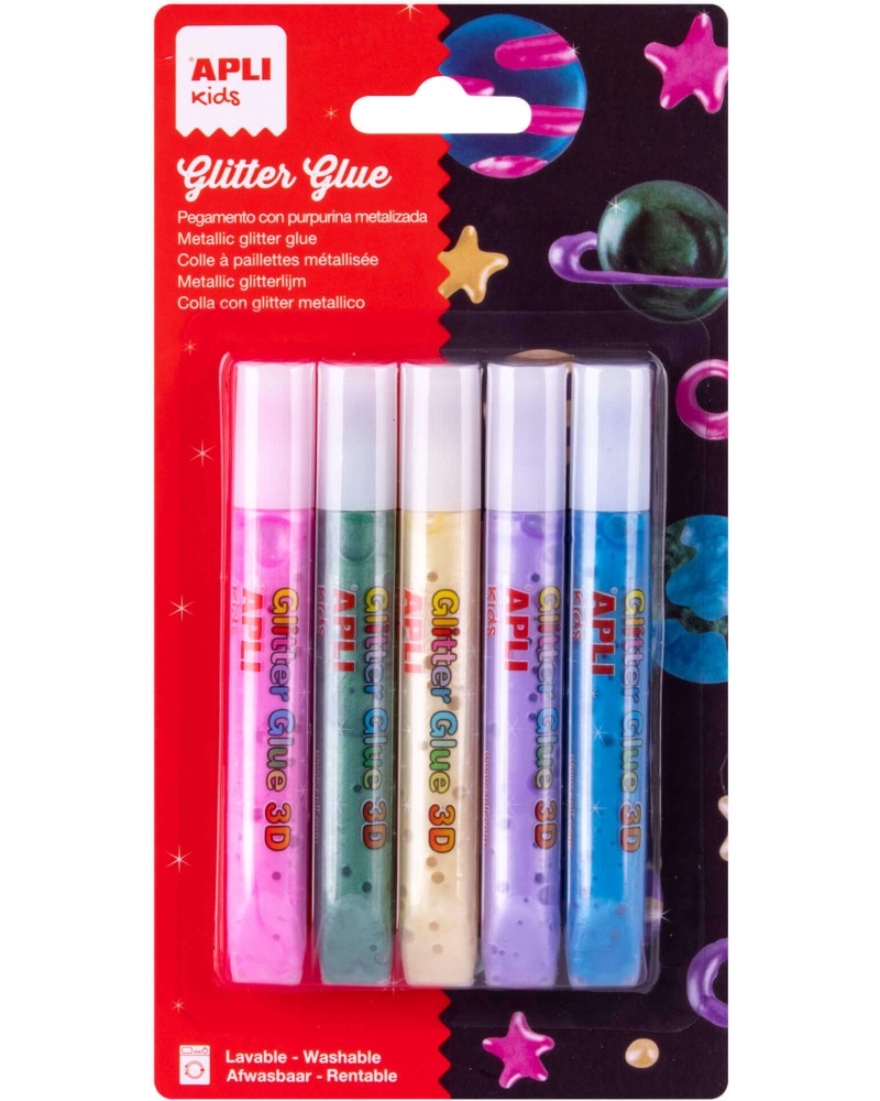 ������ � ������ � ��������� ����� Apli Kids - 5 ����� x 11.5 ml - 