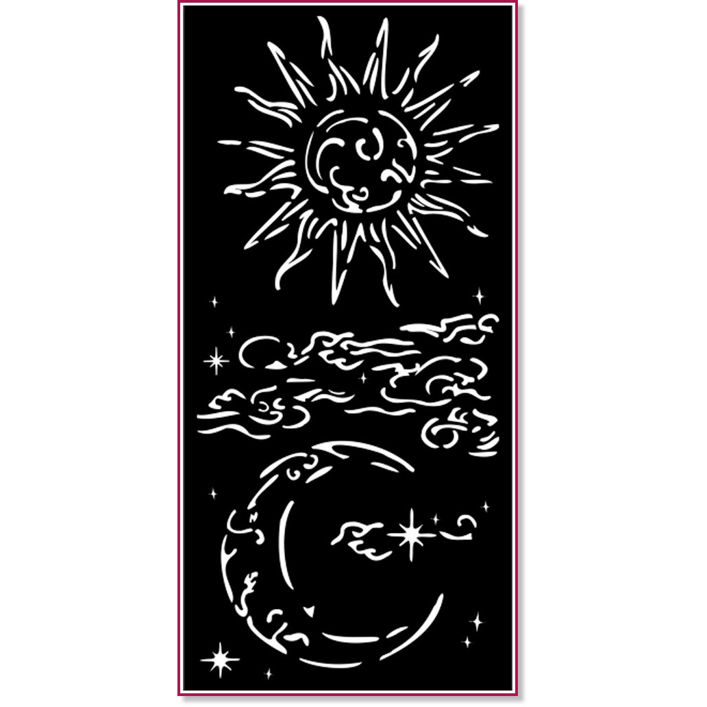  Stamperia -    - 12 x 25 cm   Art of travelling - 