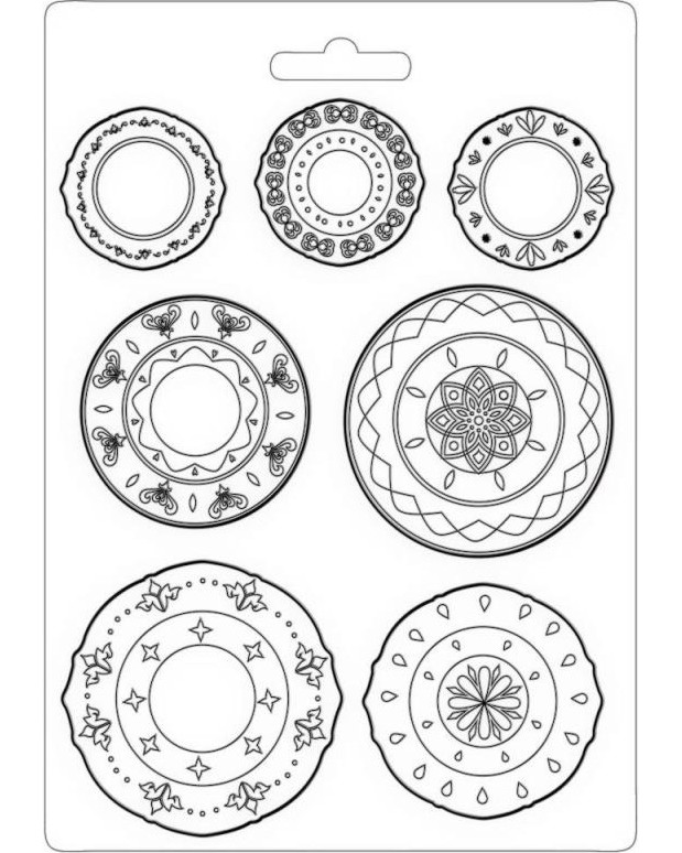 3D  Stamperia -  - 15 x 21 cm   Casa Granada - 