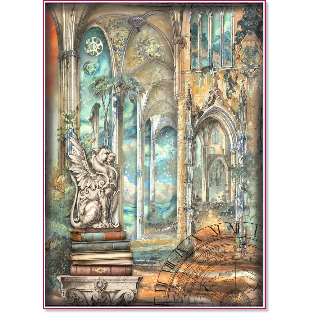 ��������� ������ Stamperia - ������ - A4 �� ���������� Sir Vagabond in Fantasy world - 