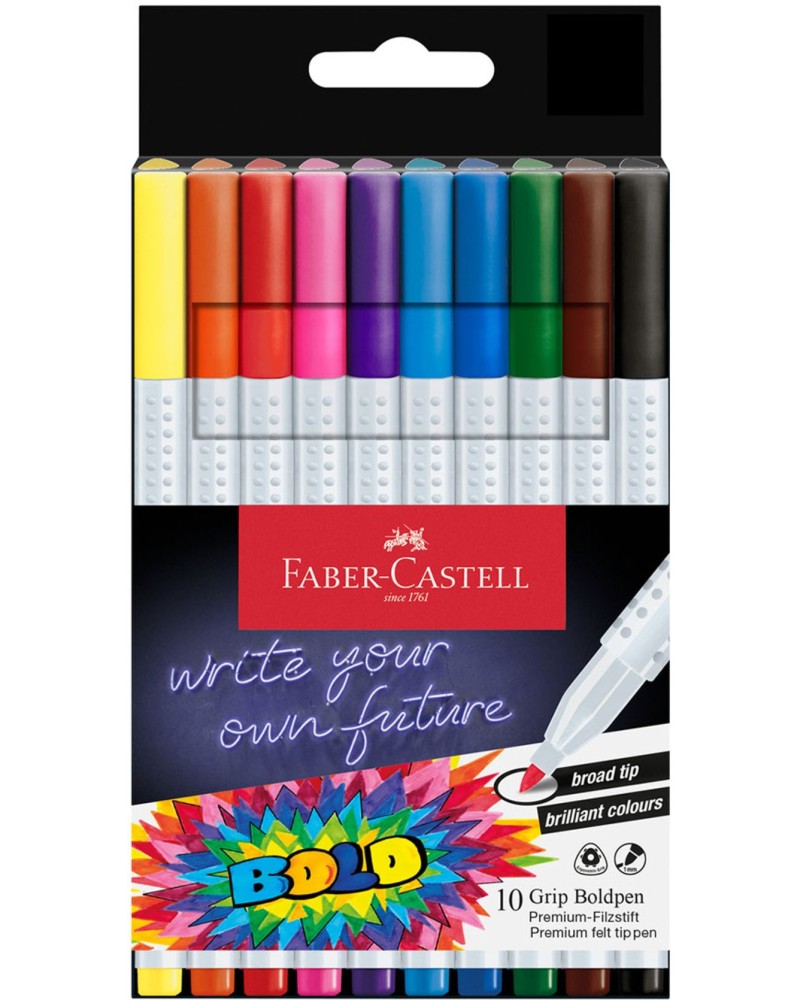 ���������� Faber-Castell Grip Boldpen - 10 ��� 20 ����� - 