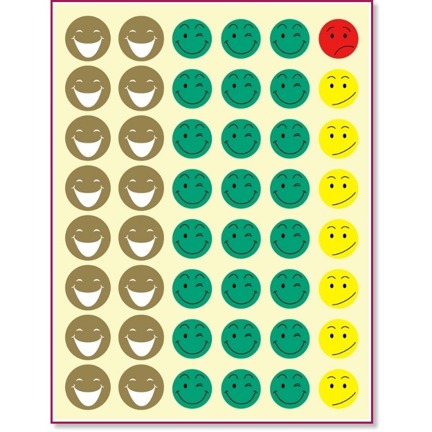 Самозалепващи стикери Apli Kids Mr. Smiley Самозалепващи стикери Apli Kids Mr. Smiley -