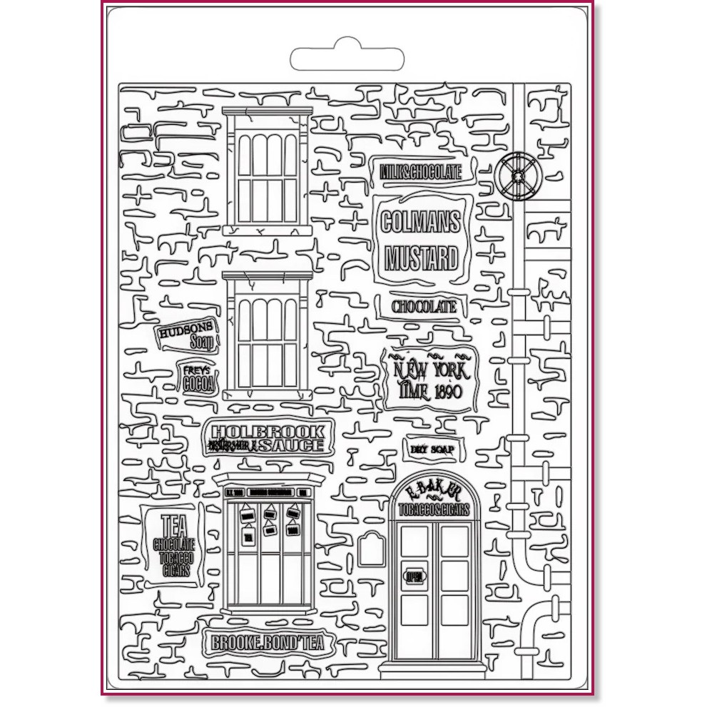 3D ����� Stamperia - ������ � �� ���� - 15 x 21 cm �� ���������� Sir Vagabond Aviator - 