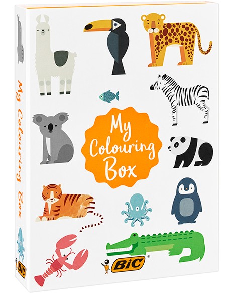 Комплект за оцветяване BIC My Coloring Box Комплект за оцветяване BIC My Coloring Box - От серията Kids -