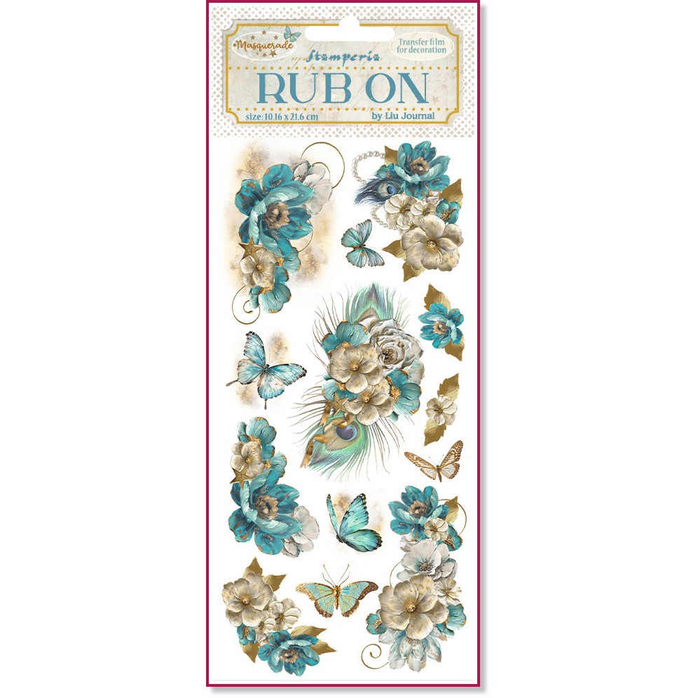    Stamperia -   - 10.16 x 21.6 cm   Masquerade - 