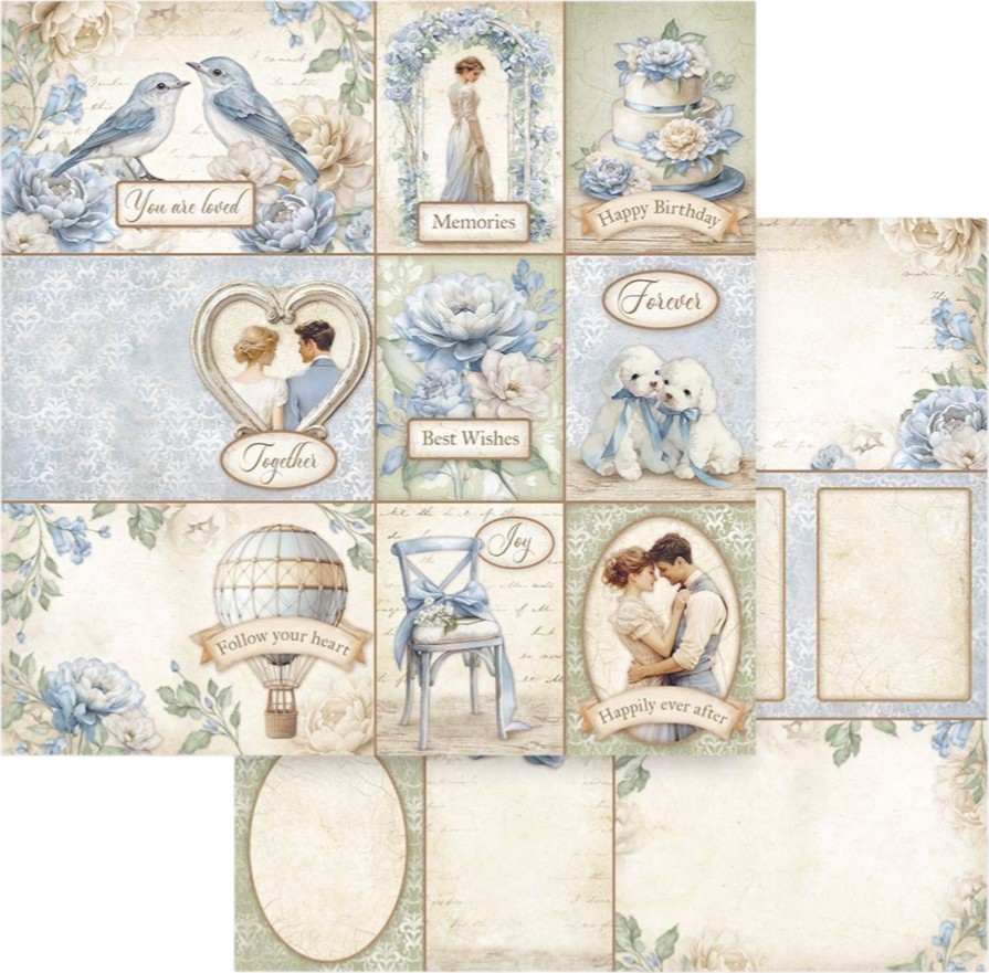    Stamperia -  - 30.5 x 30.5 cm   Timeless - 