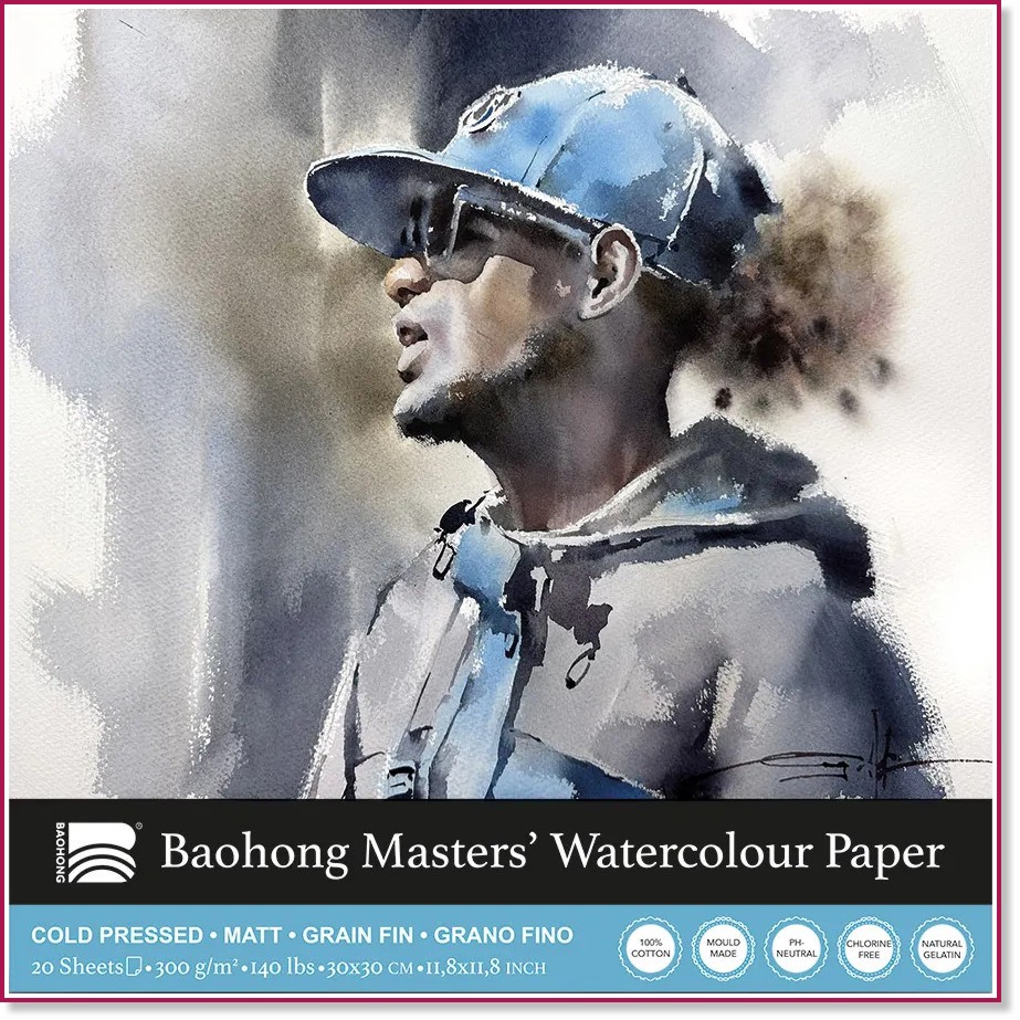 ������� �� ������� Baohong Michael Solovyev - 20 �����, 30 x 30 cm, 300 g/m<sup>2</sup> �� ���������� Masters choice - �������