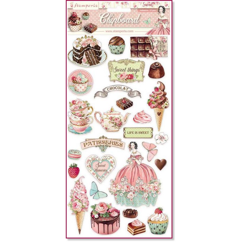 ������������� �� ��������� ������� Stamperia - �������� - �� ���������� Sweety - 