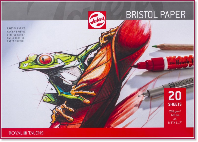 ������� � ������ ������ Royal Talens Bristol - 20 �����, 246 g/m<sup>2</sup> - �������