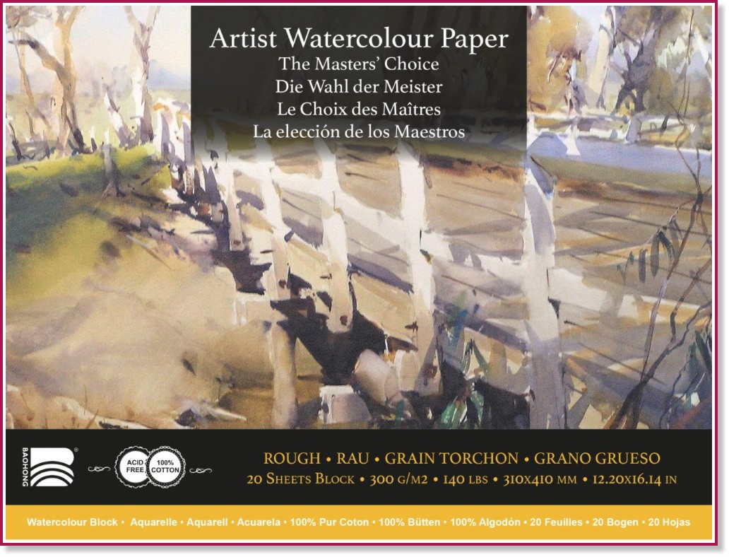    Baohong Ross Paterson - 20 , 31 x 41 cm, 300 g/m<sup>2</sup>   Masters choice - 