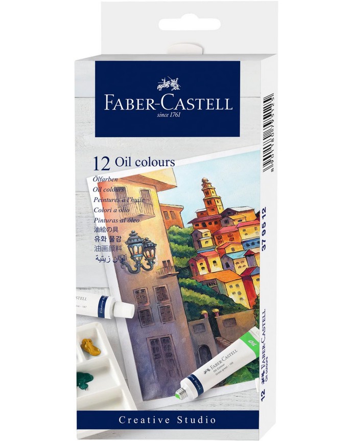 ������� ��� Faber-Castell - 12 ��� 24 ����� x 9 ml �� ������� Creative studio - 