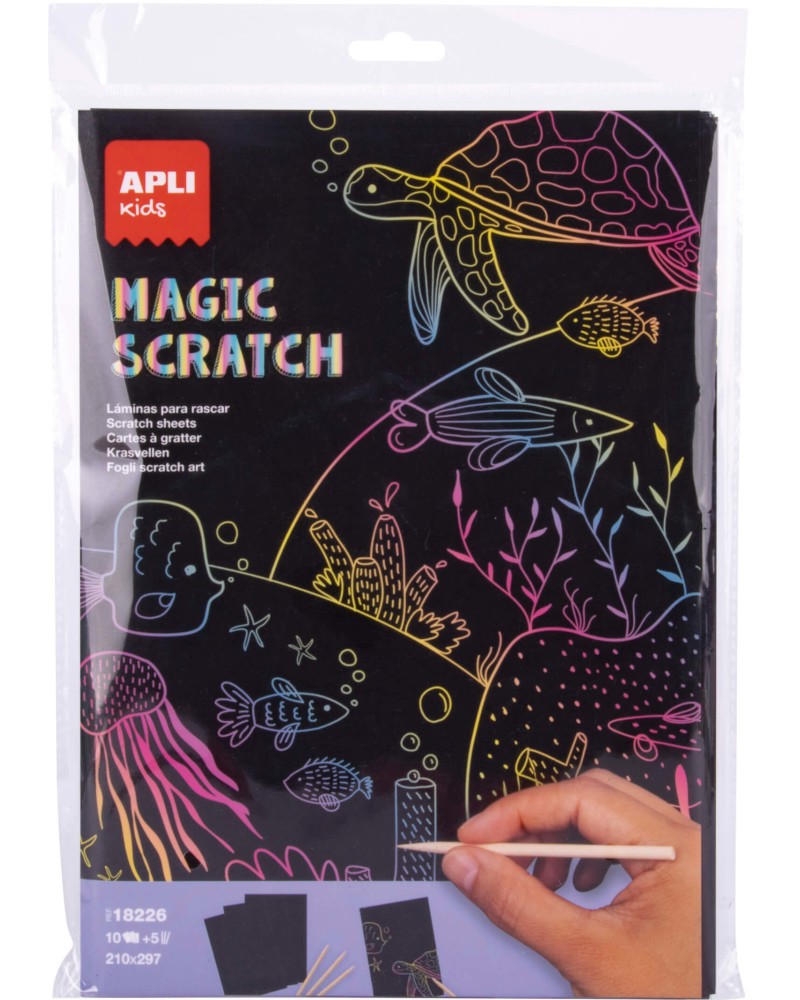    Apli Kids Magic Scratch - 10   5   - 