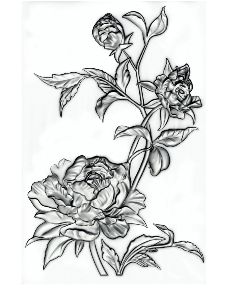 ����� �� �������� � 3D ����� Sizzix Mini Roses - �� ������ �� ��������� � ����� - 