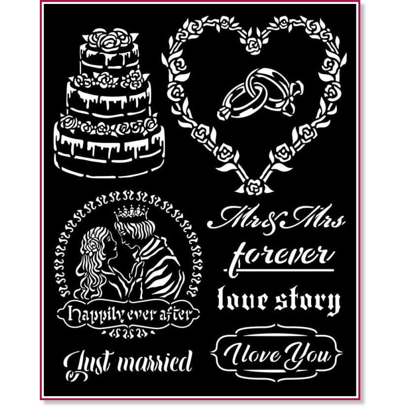 ������ Stamperia - ���������� - 20 x 25 cm �� ���������� Sleeping Beauty - 