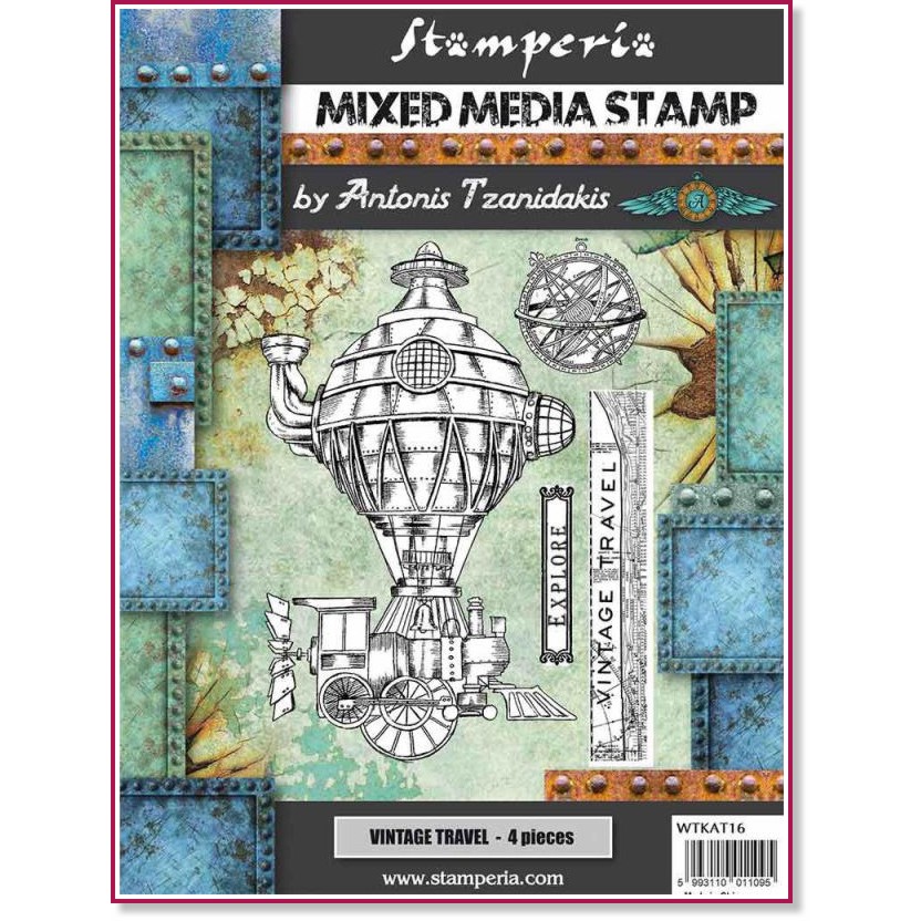 ����� ����� Stamperia - ����� �������� - 15 x 20 cm �� ������� Sir Vagabond - 