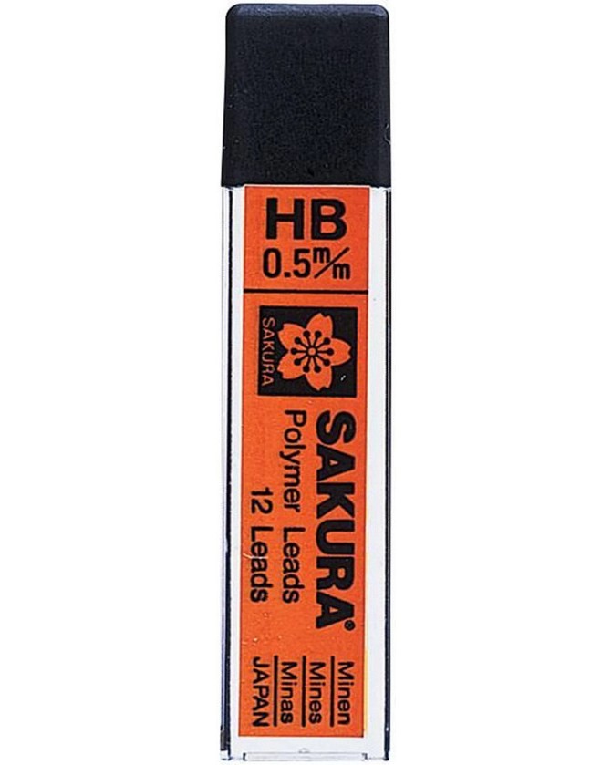 ������� �� ����������� ����� Sakura HB 0.5 mm - 12 ���� - 