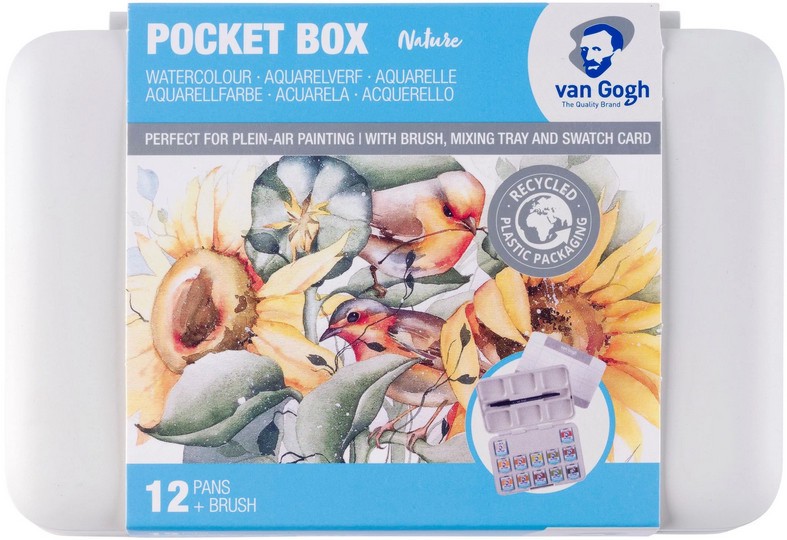 Акварелни бои Royal Talens Shades of Nature Акварелни бои Royal Talens Shades of Nature - 12 цвята от серията Van Gogh -