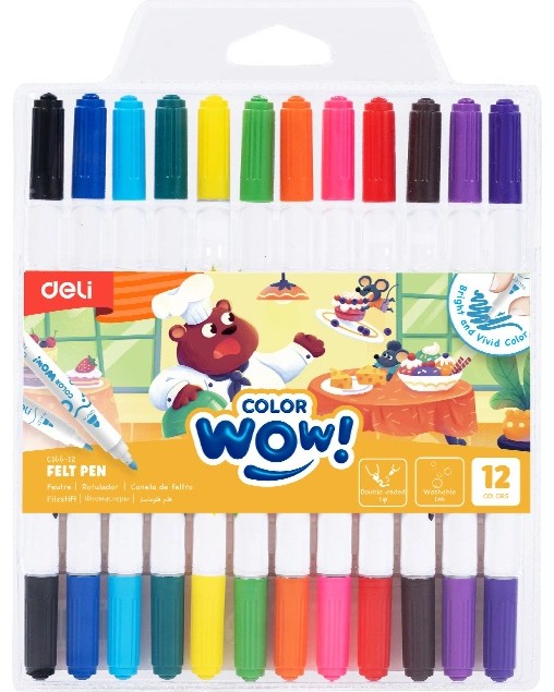   Deli EC166-12 - 12    Color Wow - 