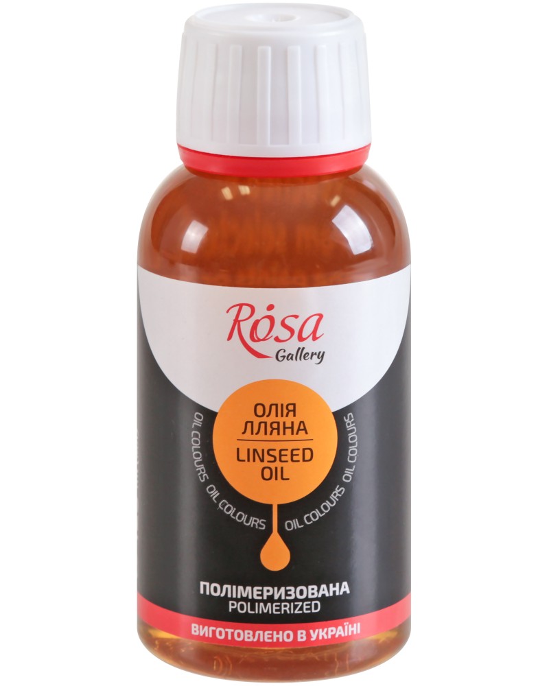 Полимеризирано ленено масло Rosa Полимеризирано ленено масло Rosa - 125 ml от серията Gallery -