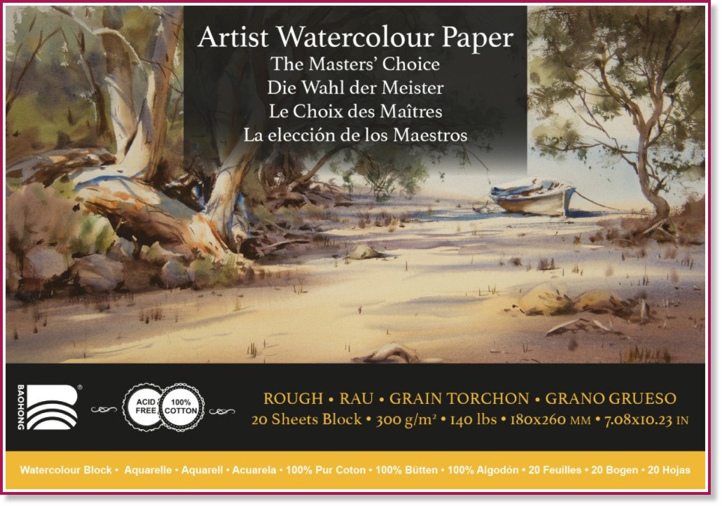    Baohong Greg Allen - 20 , 18 x 26 cm, 300 g/m<sup>2</sup>   Masters choice - 