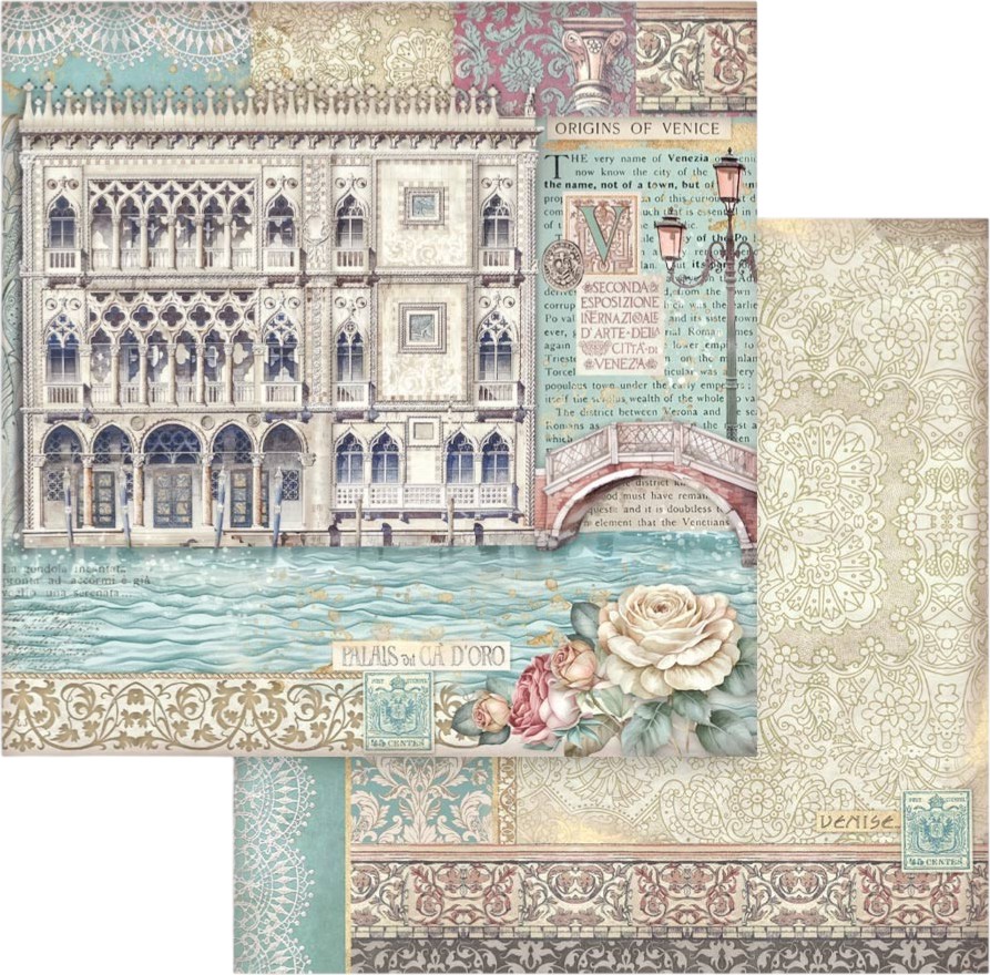    Stamperia - 30.5 x 30.5 cm   Venice - 