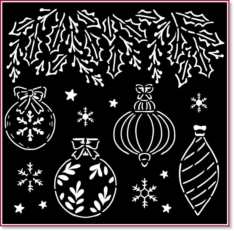 ������ Stamperia - ������� ����� - 18 x 18 cm �� ���������� The Nutcracker - 