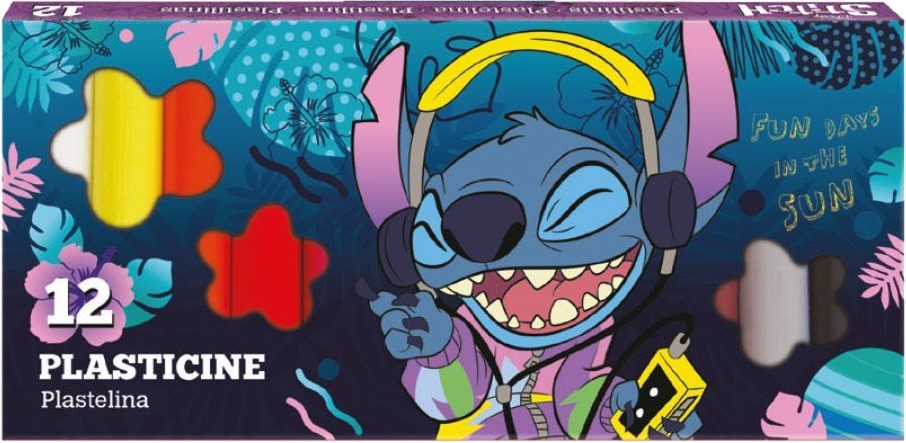 Пластилин Colorino Kids Stitch Пластилин Colorino Kids Stitch - 12 цвята от серията Лило и Стич -