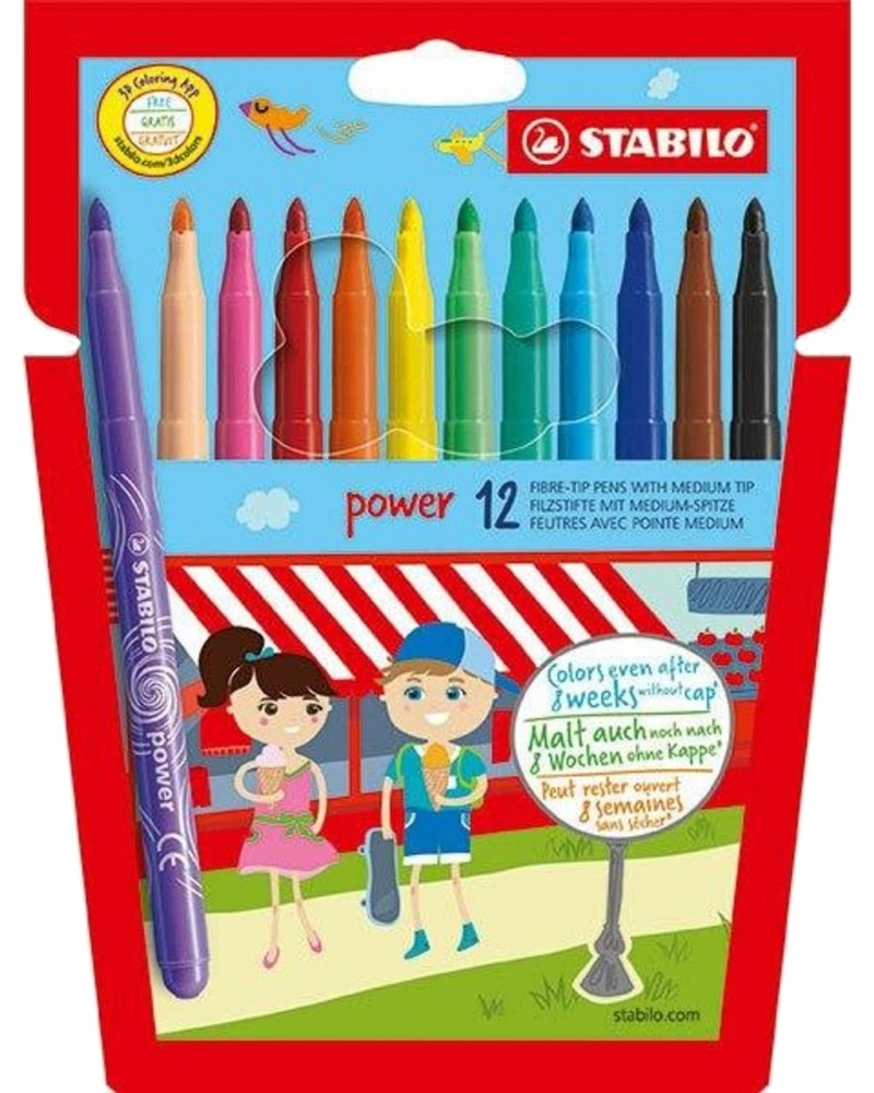 ���������� Stabilo Power - 12, 15, 18, 24 ��� 30 ����� - 