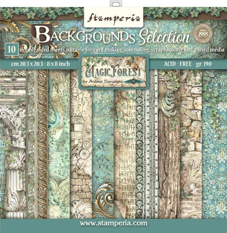 ������ �� ����������� Stamperia - �������� ���� - 10 ����� �� ���������� Magic Forest - 