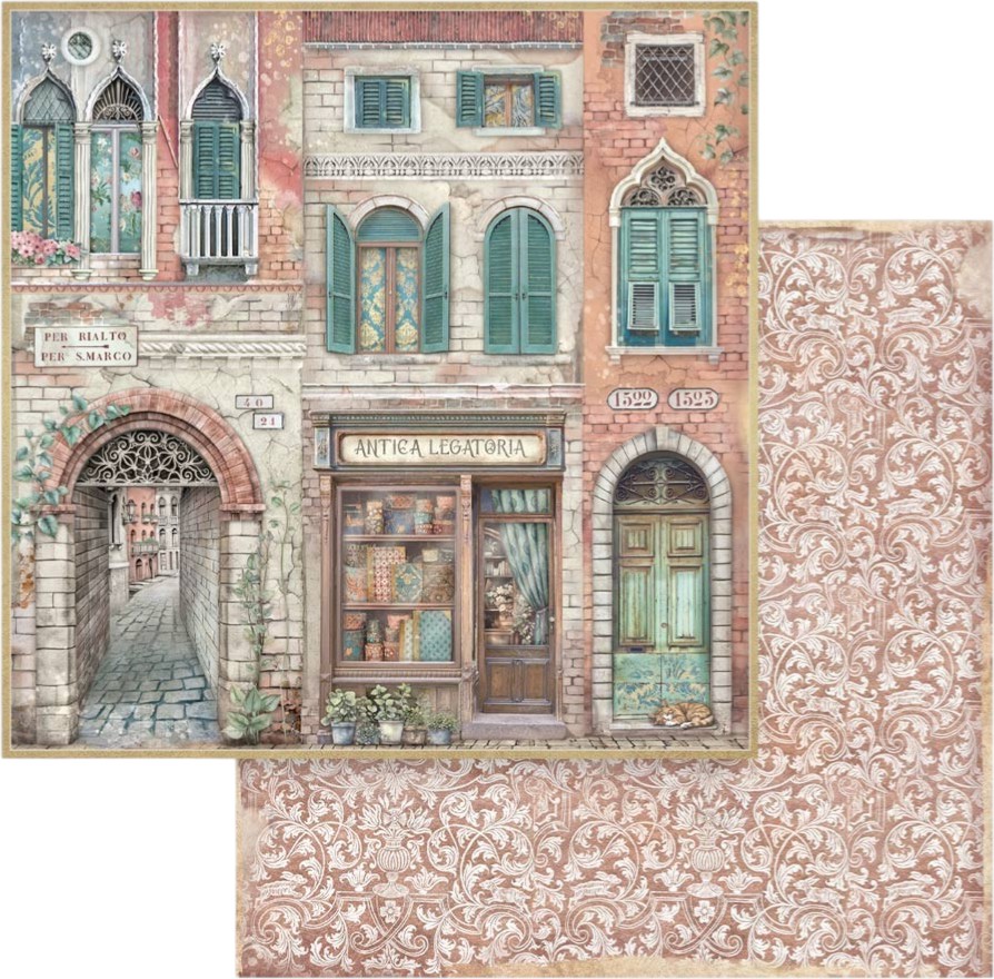    Stamperia -  - 30.5 x 30.5 cm   Venice - 